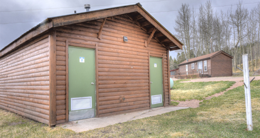 Aspen Acres Campground Rye Colorado - Shower house