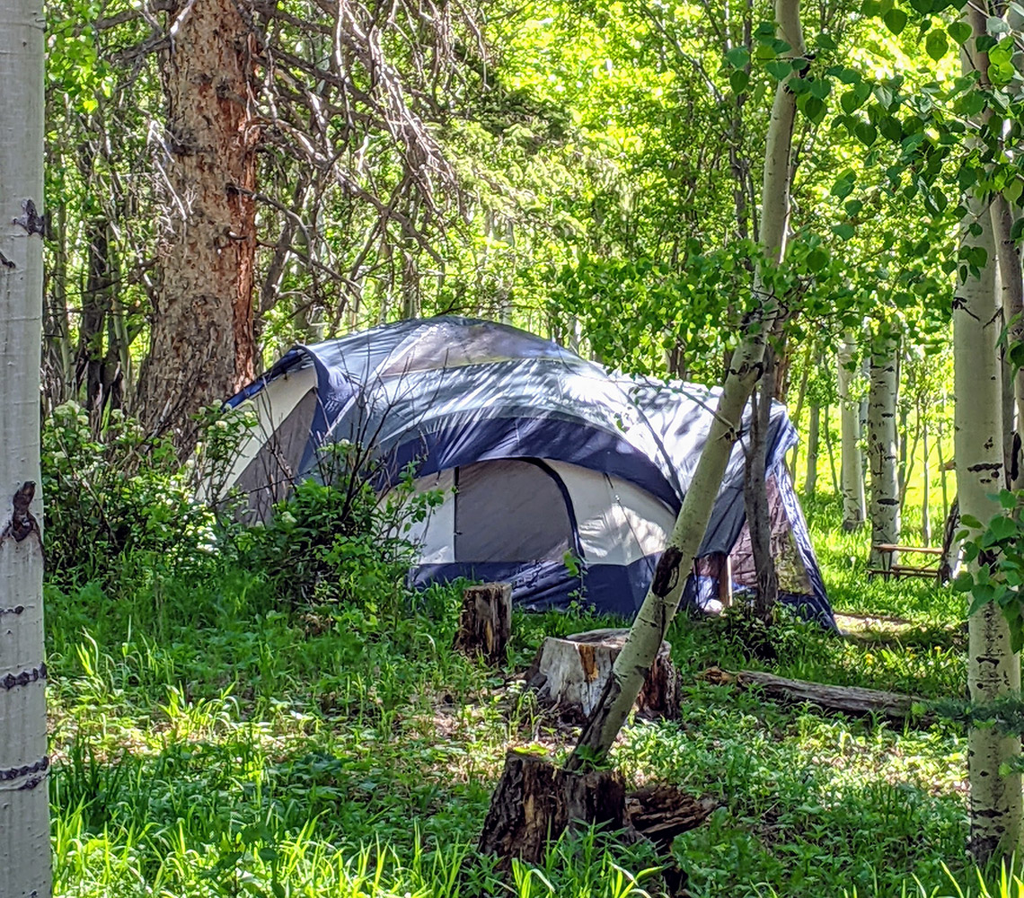 Aspen Acres Tent Camping - Rye Colorado