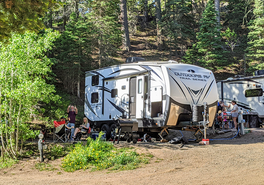 site 19 aspen acres campground