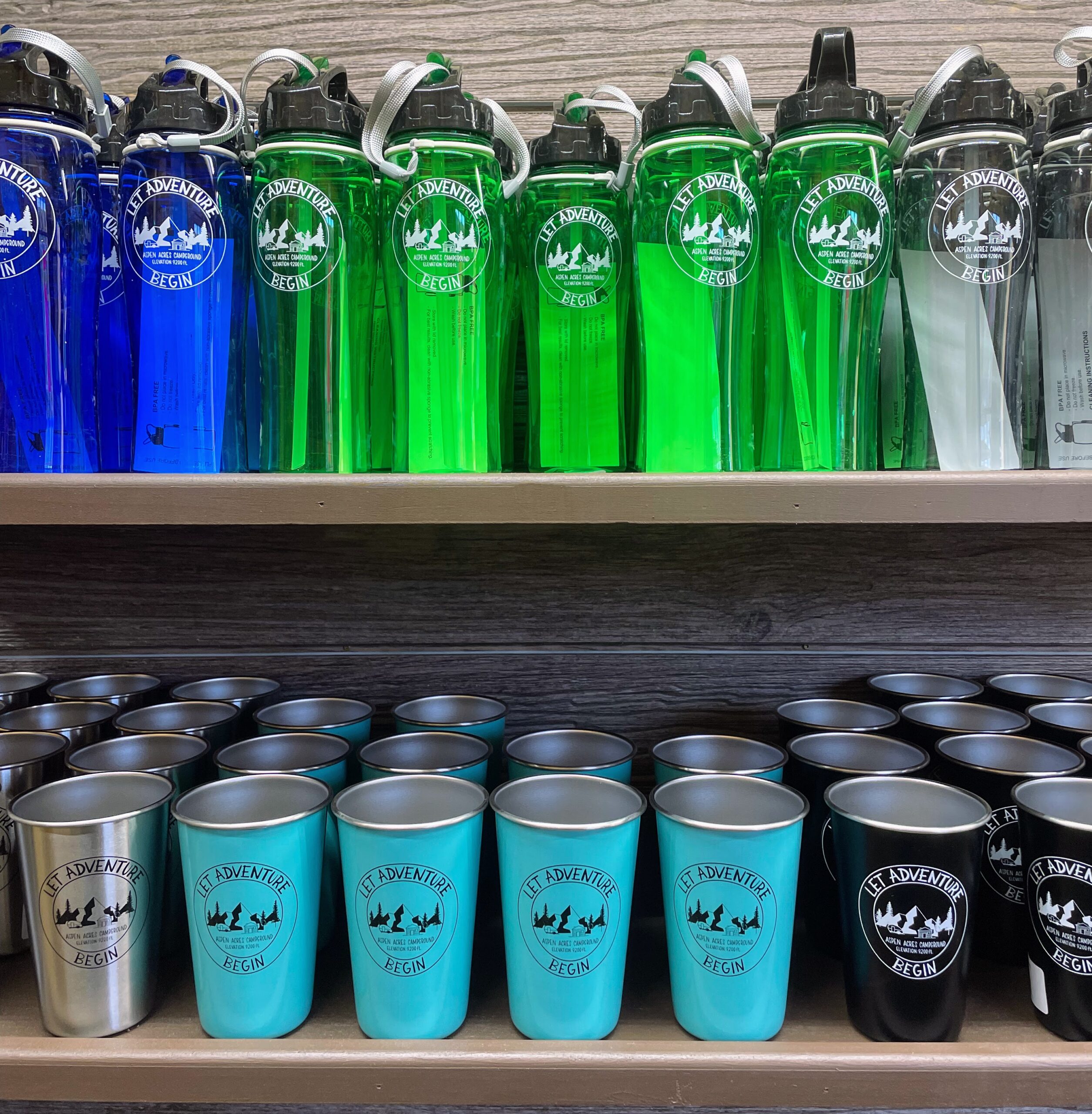 AACG store water bottles/cups